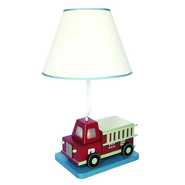 Filament Design Cooper 21 in. Red Fire Truck Novelty Lamp