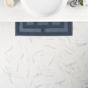 Santorini Statuario White 5.9 in. x 6.69 in. Matte Porcelain Floor and Wall Tile (6.13 sq. ft./Case)
