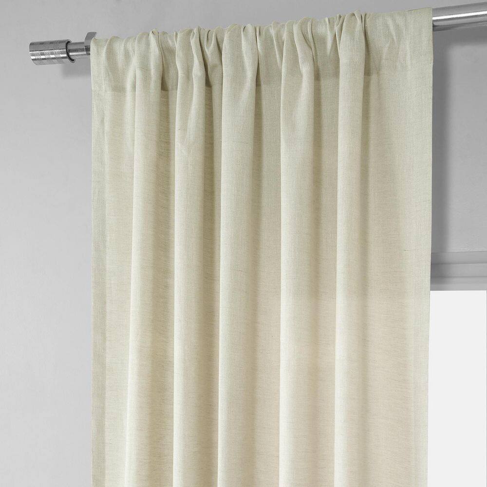 Birch Off-White Linen Sheer 96" Window Panel