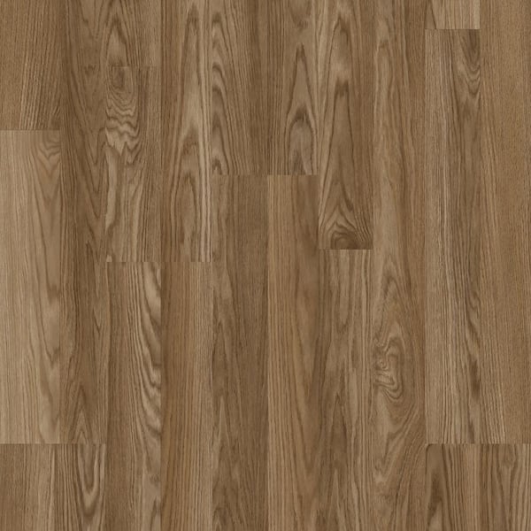 Gunstock Brown Trafficmaster Laminate Wood Flooring 360731 22430 64 600 