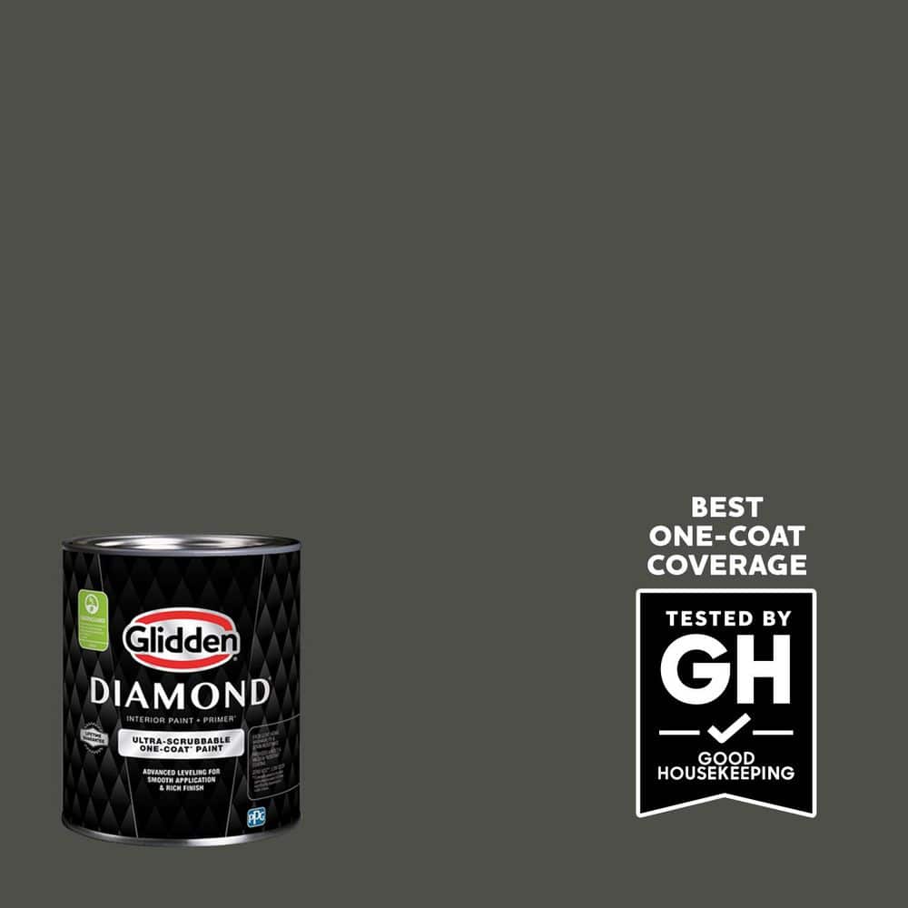 1 qt. Licorice PPG1009-7 Satin Interior Paint with Primer price history on PriceWatchPro