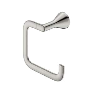Aspirations Wall Mounted Towel Ring in Brushed Nickel