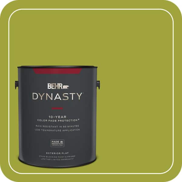 BEHR DYNASTY 1 gal. #S-H-400 Rolling Hills Flat Exterior Stain-Blocking Paint & Primer