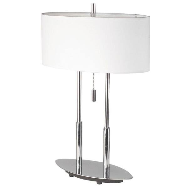 Filament Design Catherine 2 Light 20 in. Polished Chrome Table Lamp
