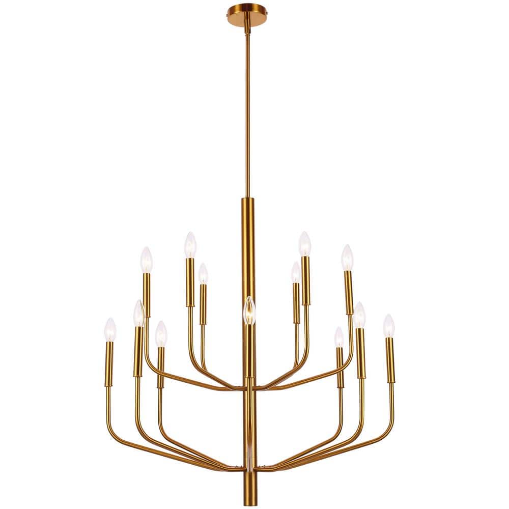 Eleanor 14-Light Aged Brass Chandelier