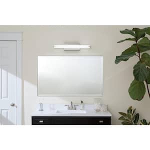Independence 25.5 in. Brushed Nickel Integrated LED Transitional Bathroom Vanity Light Bar