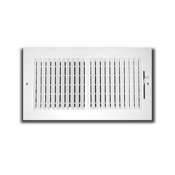 TruAire 10 in. x 6 in. 2 Way Aluminum Wall/Ceiling Register