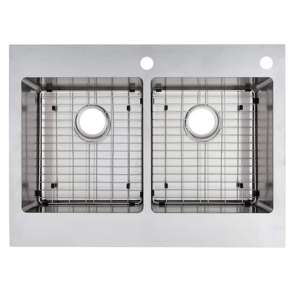 Glacier Bay Retrofit Drop-In/Undermount Stainless Steel 33