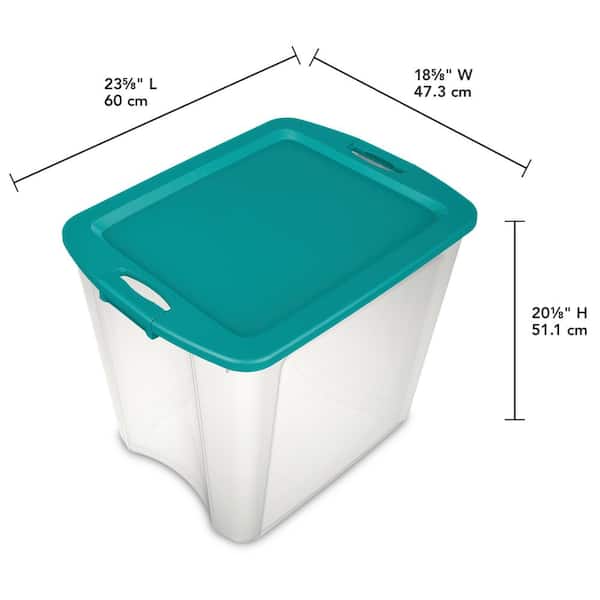 Sterilite 60 top gallon tote