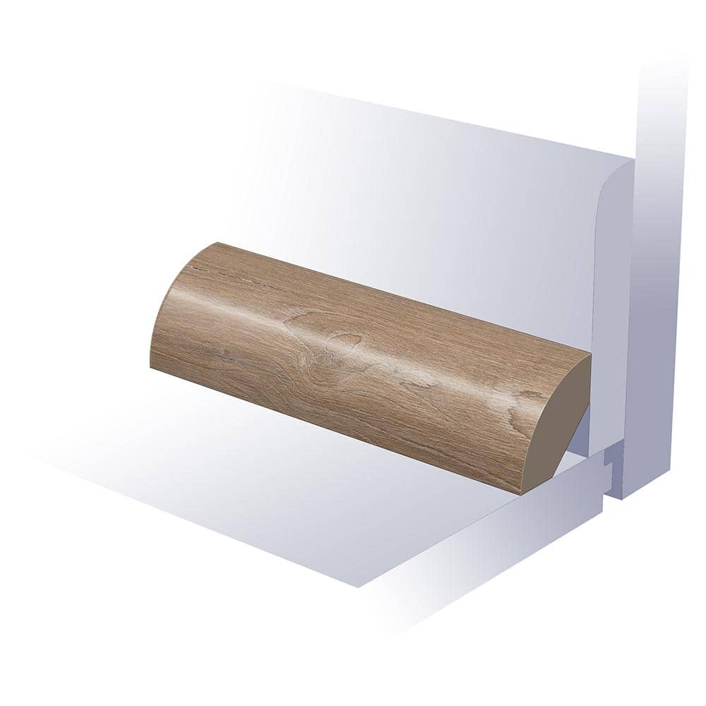 Crushed Molino 0.8 in. T x 0.8 in. W x 94 in. L Waterproof Quarter Round Moulding price history on PriceWatchPro