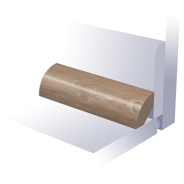 SELKIRK FLOORS Crushed Molino 0.8 in. T x 0.8 in. W x 94 in. L Waterproof Quarter Round Moulding