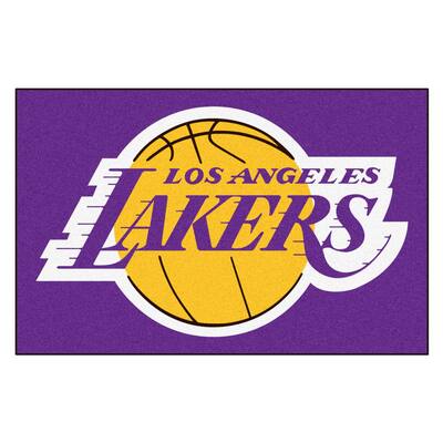 NBA Los Angeles Lakers Purple 19 in. x 30 in. Accent Rug
