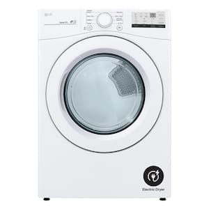 7.4 Cu. Ft. vented Stackable Electric Dryer in White with Sensor Dry