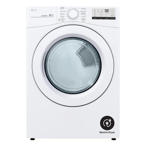 7.4 Cu. Ft. vented Stackable Electric Dryer in White with Sensor Dry
