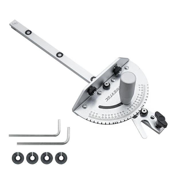 Universal Table Saw Miter Gauge Assembly Miter Gauge with 27 Angle Stops
