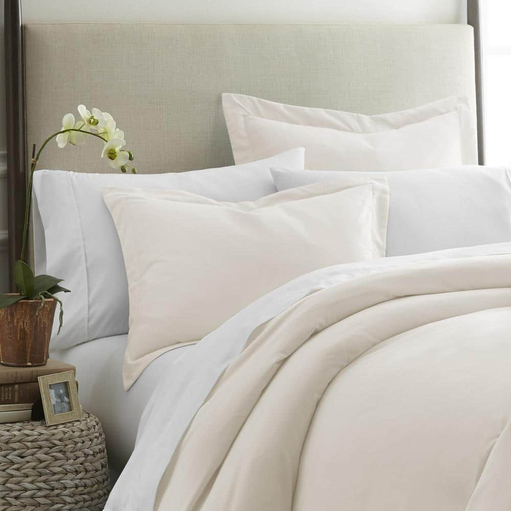 Becky Cameron Performance 2-Piece Ivory King Pillow Sham Set IH-SHAM-K ...