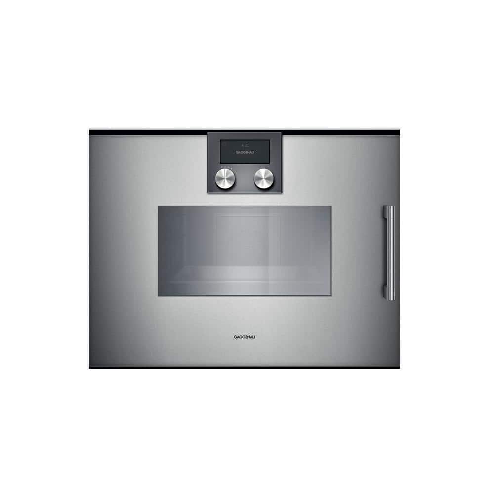 200 Series 24 in. Single Electric Wall Oven with Steam Cooking Self-Cleaning in Metallic, Left Hinged price history on PriceWatchPro