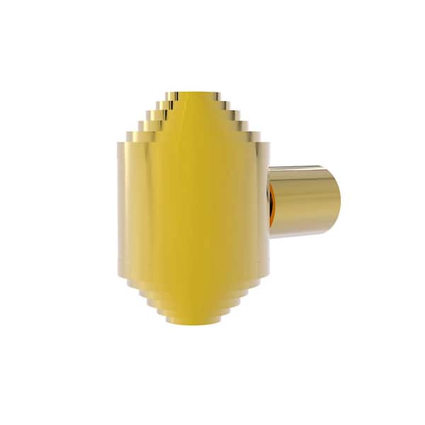 1-1/4 in. Cabinet Knob in Polished Brass
