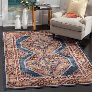 Bijar Royal/Rust Doormat 3 ft. x 5 ft. Border Area Rug