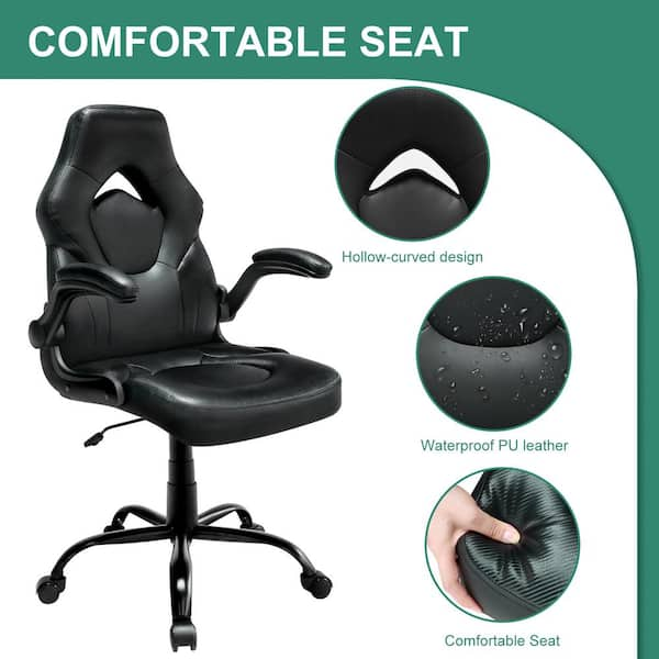 vanbow high back leather office chair