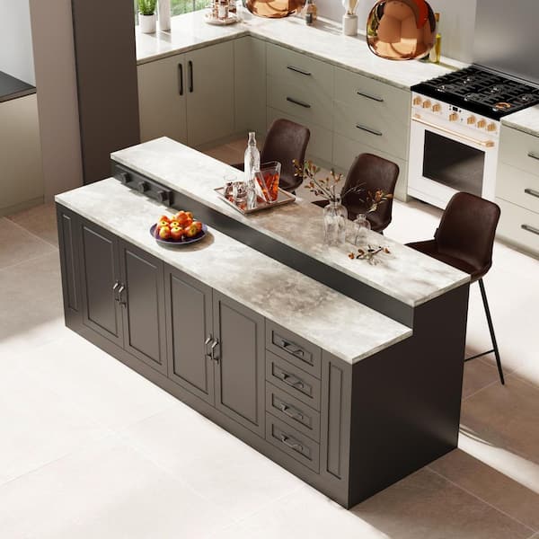 Have a question about FUFU&GAGA Black Wood Marble Woodgrain