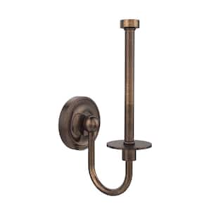 Regal Collection Upright Single Post Toilet Paper Holder in Venetian Bronze