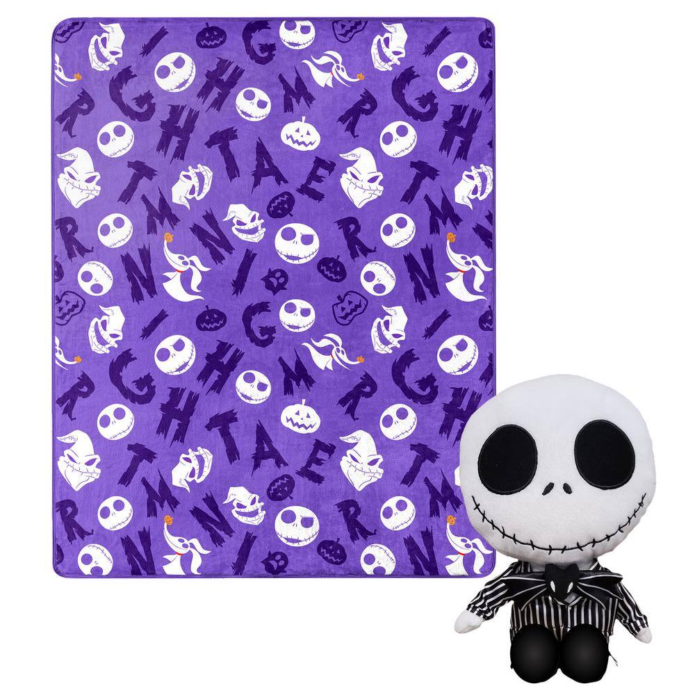 Disney's Nightmare Before Christmas Themed Linen 18 x 18 Throw