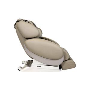 IT-8500 X3 Taupe Deluxe 3D Massage Chair with Bluetooth Compatibility and Lumbar Heat