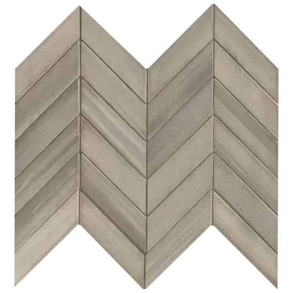 MSI Water Color Grigio 12 in. x 15 in. Matte Porcelain Mosaic Floor and Wall Tile (64 Cases/320sq. ft./Pallet)