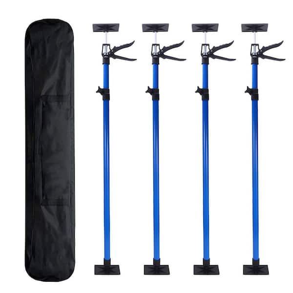 Steel Hand Support System 360 ° Rotating Adjustable Support Rod Jack Post for Cabinet Jacks Cargo Bars Drywalls Extends