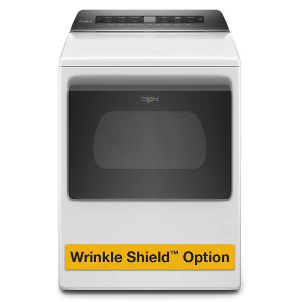 Whirlpool 7.4 cu. ft. White Front Load Gas Dryer with AccuDry System