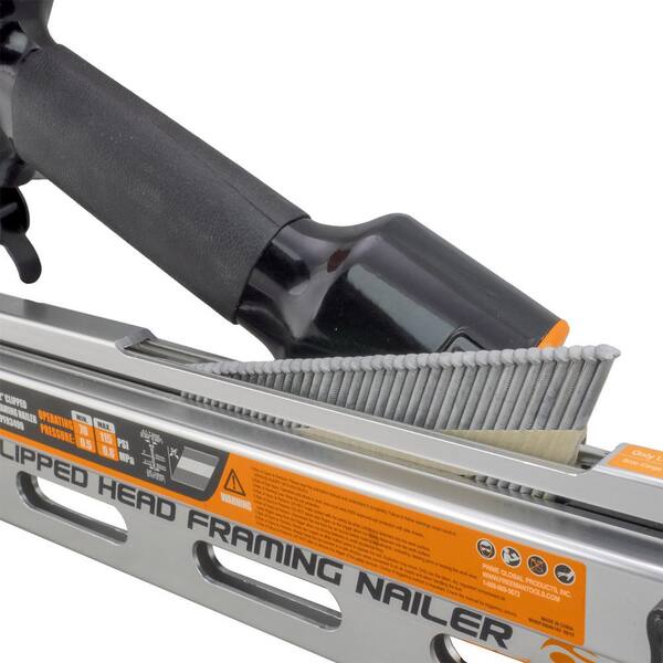 Husky 34 Corded Pneumatic Clipped Head Framing Nailer for sale online 