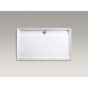 Groove 60 in. x 36 in. Acrylic Shower Base in White