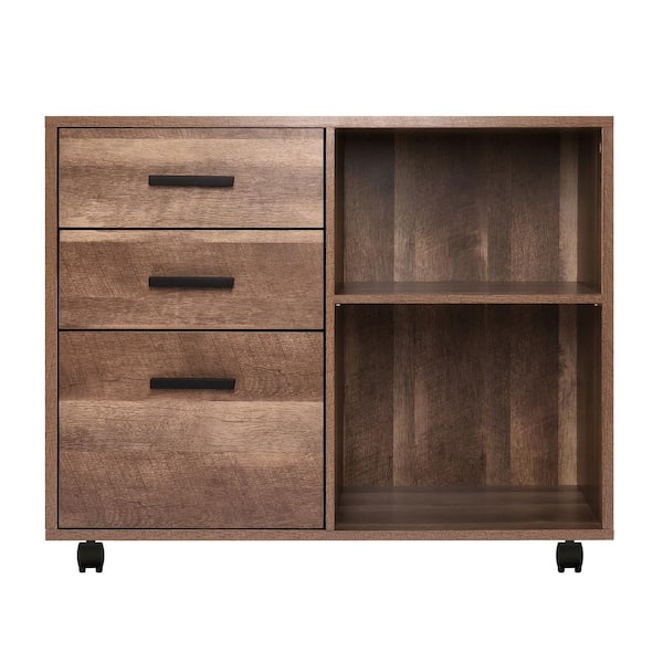 HOMESTOCK 3 Drawer Dresser, Dressers for Bedroom, Kids Dresser with Wheels, Storage  Shelves with Drawers, Small Dresser 85585W - The Home Depot