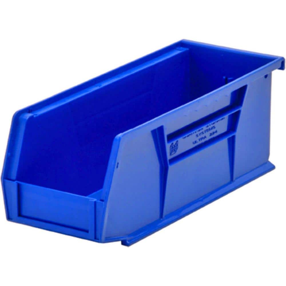 Ultra Series 1.51 Qt. Stack and Hang Bin in Blue (12-Pack) price history on PriceWatchPro