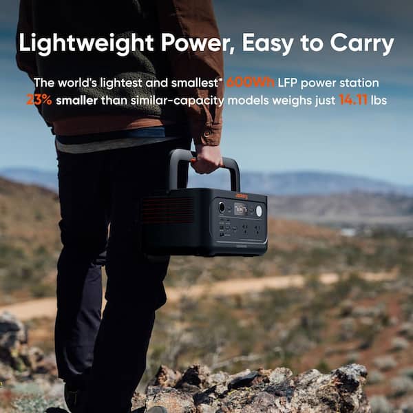 Jackery 500-Watt/1000-Watt Peak Push Button Start Portable Power