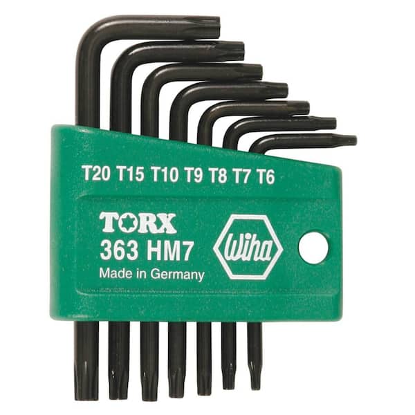 Torx L-Key Short Arm Set (7-Piece)