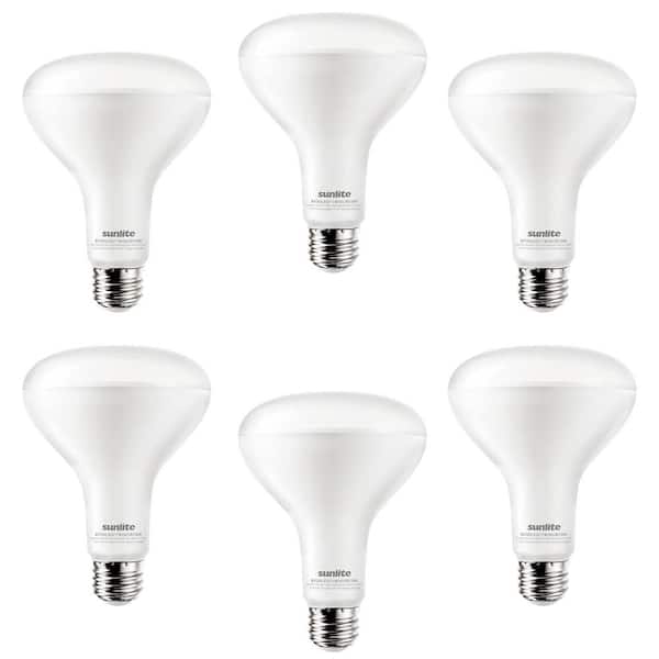 Philips 65-Watt Equivalent BR30 Dimmable LED Energy Star Light Bulb, Daylight (6-Pack)