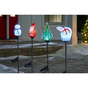 LuxenHome 15-in Penguin Yard Decoration with White LED Lights in the  Outdoor Christmas Decorations department at