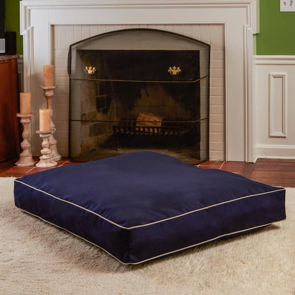 Happy Hounds Casey Large Rectangle Indoor/Outdoor Navy Dog
