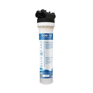 Under Counter Coffee and Ice Machine Single Stage Carbon Spun Fiber Water Filter Kit with Medium Capacity