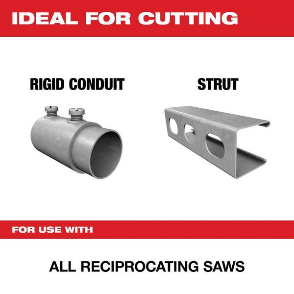 12 in. 18 TPI TORCH Medium Metal Cutting SAWZALL Reciprocating Saw Blades (5-Pack)