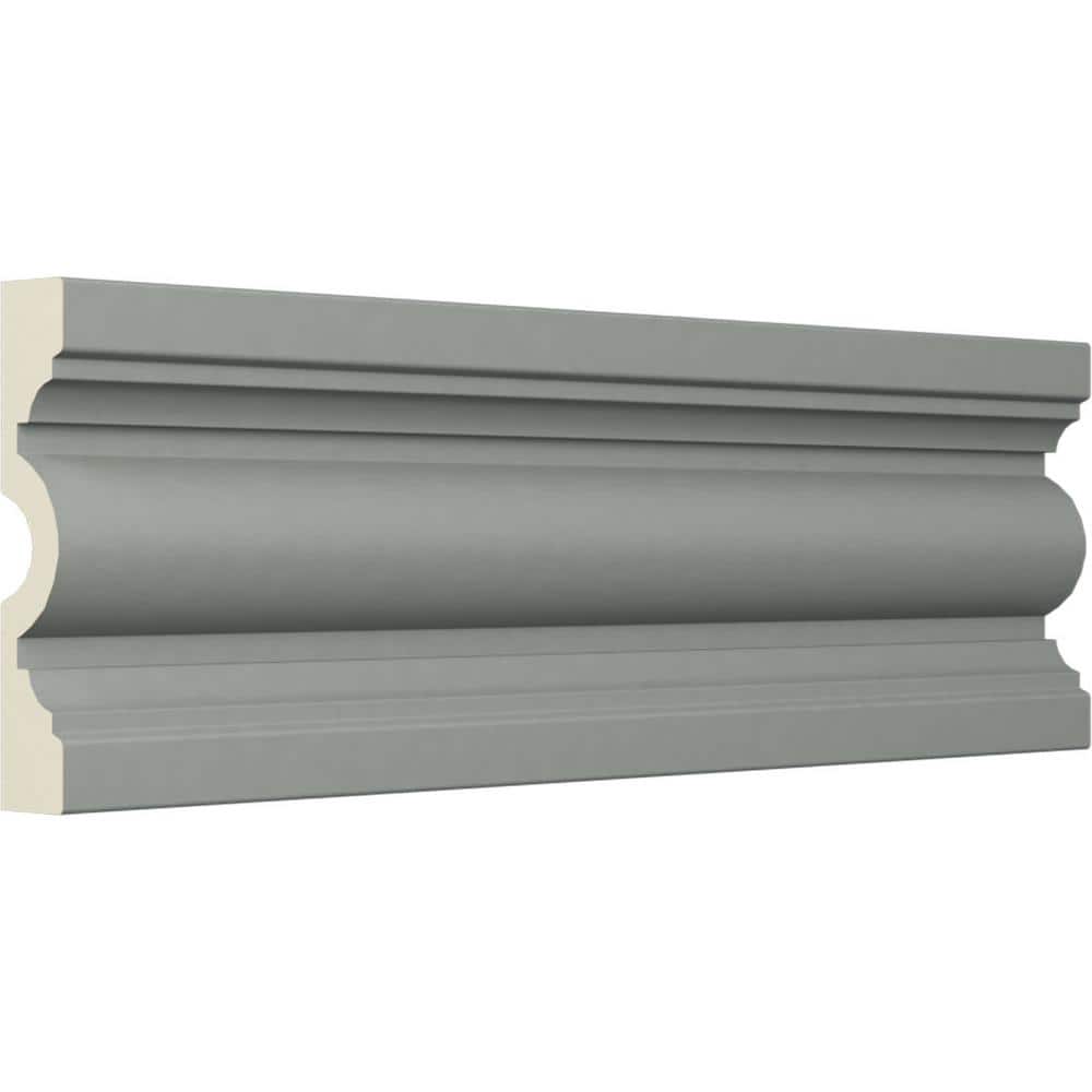Primed White Polyurethane Decorative Chair Rail Moulding