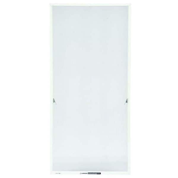 24-15/16 in. x 55-13/32 in. 400 Series White Aluminum Casement Window Screen