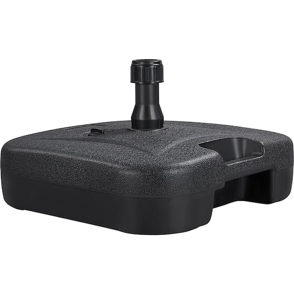 Yaheetech Fillable HDPE Plastic Square Patio Umbrella Base Stand for 1.5" Pole with Water Resistant