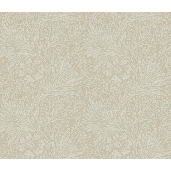 Neutral Marigold Garden Vinyl Peel and Stick Wallpaper Roll (31.35 sq. ft.)