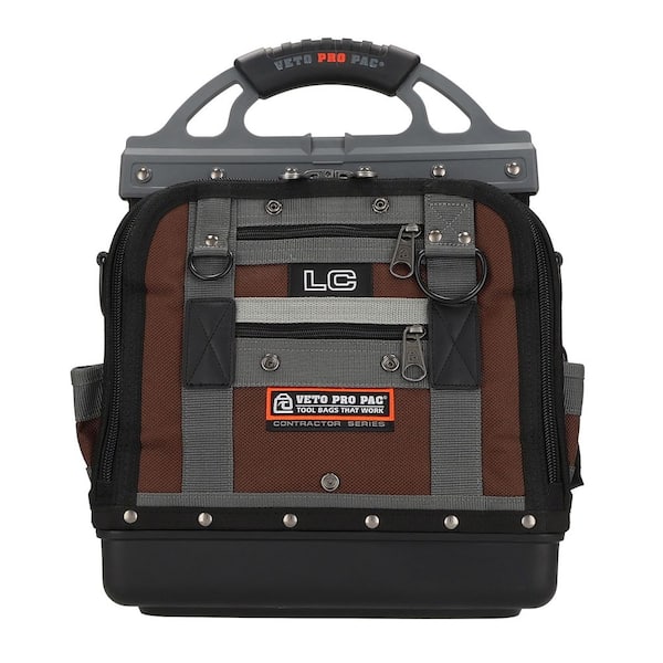 14 in. 60-Pocket Original Nylon Bag/Tote Padded Handle;Shoulder Strap;Shatterproof;Waterproof;Weatherproof;Zippered Top