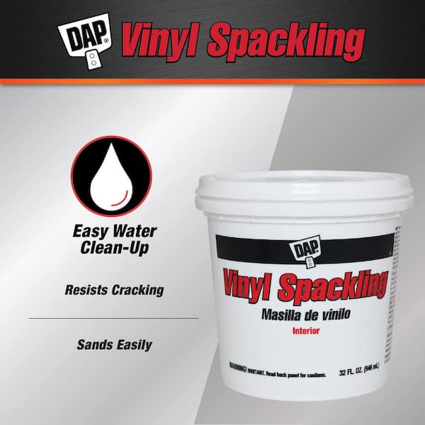 Ready-to-Use 32 oz. White Vinyl Spackling (6-Pack)