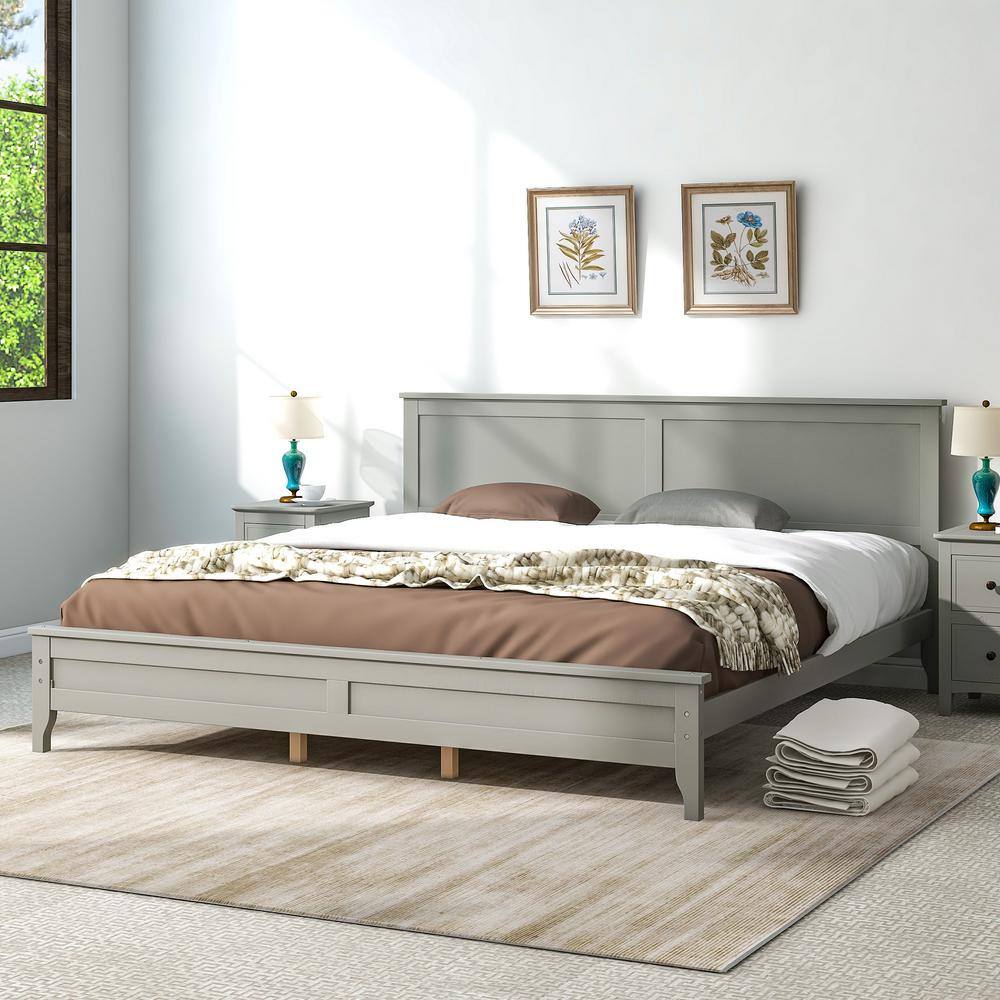 King Size Big Storage Bed In English Oak Light