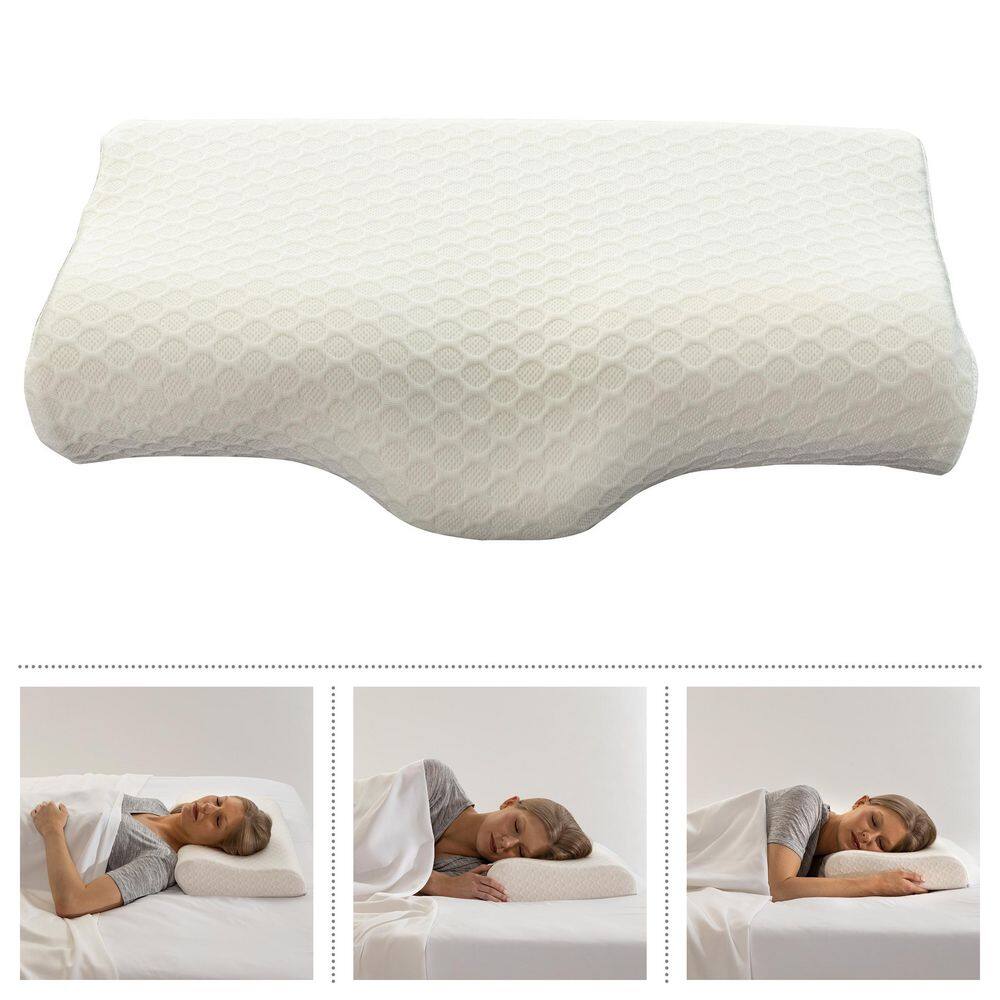 Standard Gray Visco Elastic Foam Neck Pillow